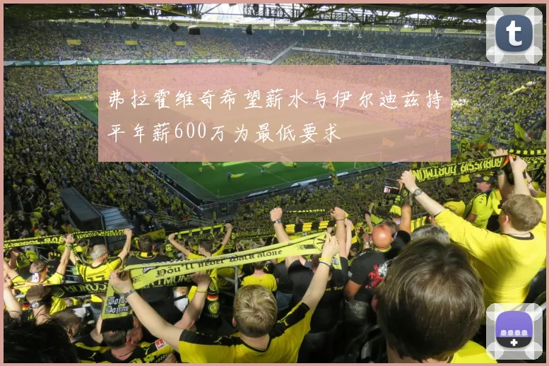 弗拉霍维奇希望薪水与伊尔迪兹持平年薪600万为最低要求