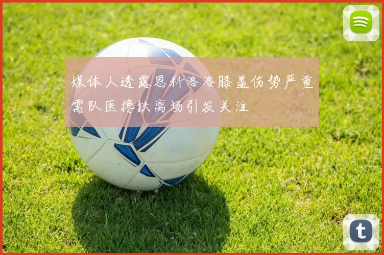 媒体人透露恩科洛洛膝盖伤势严重需队医搀扶离场引发关注